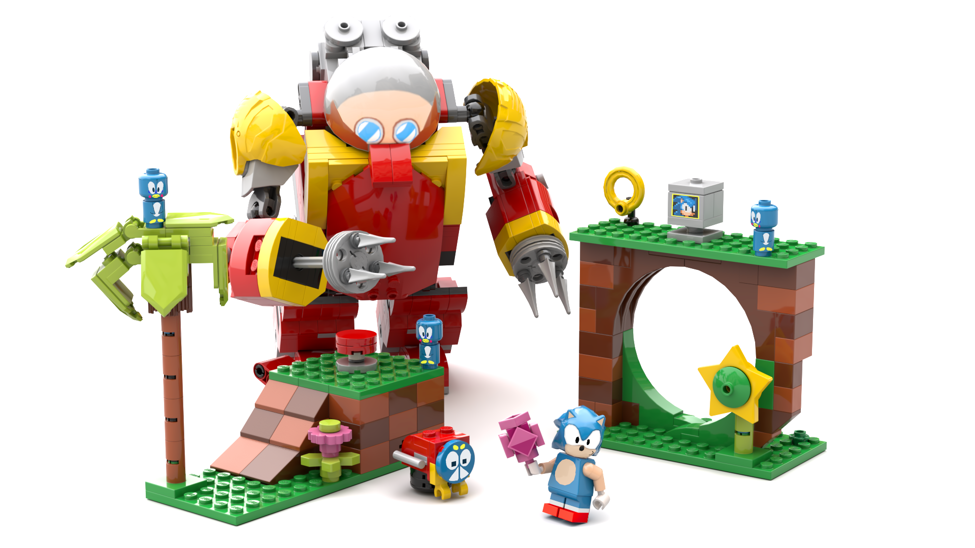 Sonic Lego set brand new